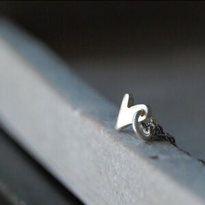 Soul Pieces Miniature Heart Necklace- Tiny sterling silver heart